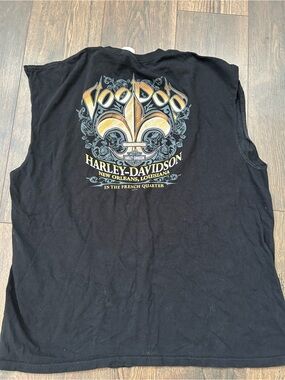 Harley-Davidson Black Voodoo Fleur-de-Lis Graphic Tee